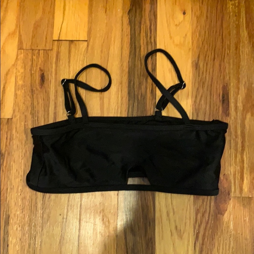 Black bikini top